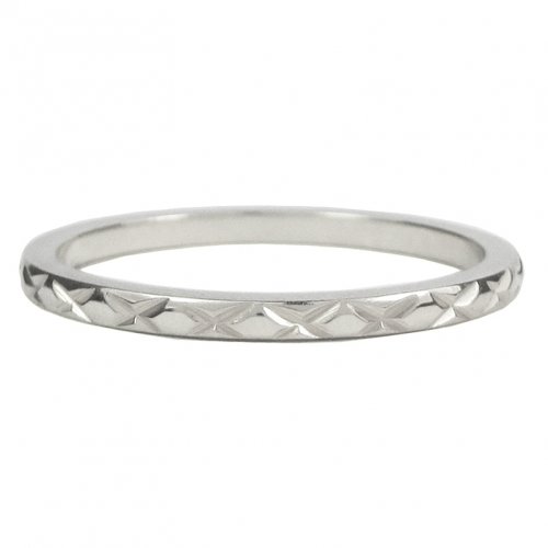 CHARMINS | STALEN RING MET ZIGZAG PRINT