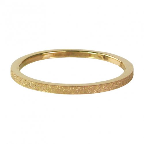 CHARMINS | GOUD/STALEN SMALLE GLITTER RING